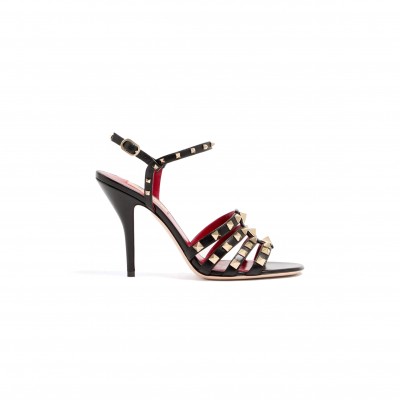 VALENTINO GARAVANI ROCKSTUD KIDSKIN SANDAL 100MM 9W2S0PV5JDW_0NO
